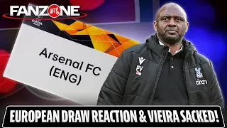 European Draw Reaction & Vieira Sacked! | AFTV FANZONE Live Ft. Turkish, Cecil & James