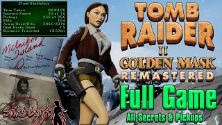 Tomb Raider 2 Golden Mask Remastered - Full Walkthrough [All Secrets & Pickups 100%] [PATCH 1]