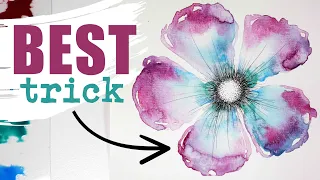 🤯 Mind-blowing - My way of SIMPLIFYING WATERCOLORS ~ How I paint Flower ~ Beginners Lesson