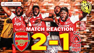 Arsenal 2-1 Nottingham Forest Highlights | Fan Reactions | Nketiah Saka Awoniyi