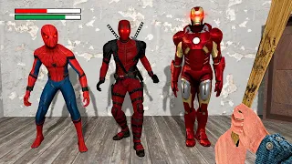 МЫ НАШЛИ ЖЕЛЕЗНЫЙ ЧЕЛОВЕК ПАУК ДЕДПУЛ ЕХЕ  В ГРЕННИ ОНЛАЙН - Granny Online Horror Game Super Heroes