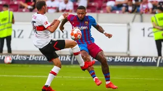 Barcelona vs Stuttgart 3-0 extended highlights | Depay and Greizmann on fire