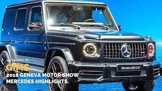 Geneva Motor Show 2018 | Mercedes AMG GT 4 Door Coupe & G63, C-Class | Deutsch