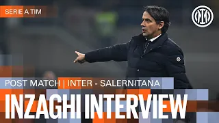 SIMONE INZAGHI INTERVIEW | INTER 4-0 SALERNITANA 🎙️⚫🔵