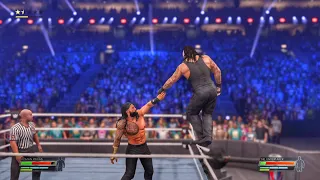 WWE 2K22 | Roman reigns vs Undertaker Gameplay