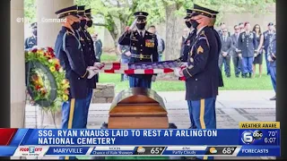 Staff Sgt. Ryan Knauss laid to rest at Arlington National Cemetery