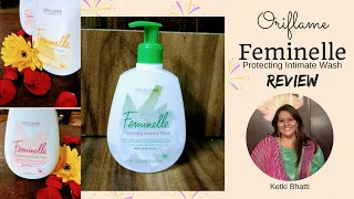 Oriflame intimate wash review || Gentle, Soft and wonderfully caring with feminelle || Ketki Bhatti