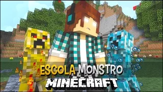 Minecraft Escola Monstro #10 - Creepers Diferentes !!  Monster School