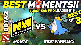 NaVi Junior vs Rest Farmers- HIGHLIGHTS - European Pro League S18 | Dota 2