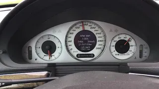 Mercedes E55 AMG 0-200 acceleration