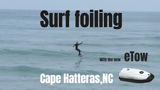 Surf foiling | Takuma eTow | Cape Hatteras,NC
