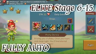 Lords Mobile Elite 6-15 # STAGE 6-15        Fully Auto     (4K 60fps)
