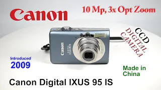 2009 Canon Digital IXUS 95 IS - CCD Digital Camera
