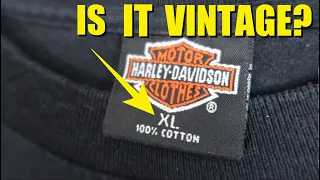 How to Identify Vintage Harley Davidson T-Shirts