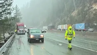 Late-March storm dumps more snow, rain on Northern California