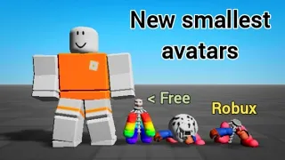 (OUTDATED) New smallest and free smallest avatars on Roblox