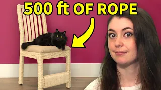 Turning an Entire Chair Into a Cat Scratching Post