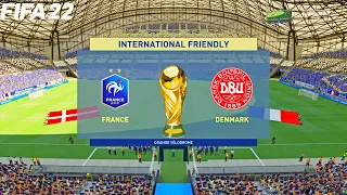 FIFA 22 | France vs Denmark - Fifa World Cup 2022 - Full Match & Gameplay