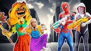 What If Many SPIDER-MAN & JOKER in 1 HOUSE ??|| TEAM SPIDER-MAN Battle vs New BAD-HERO...!