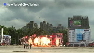 Taiwan prepares for disaster with mock bombings | AFP