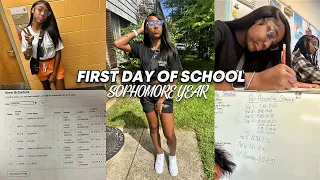 GRWM: First Day Of School Sophomore Year +vlog & maintenance