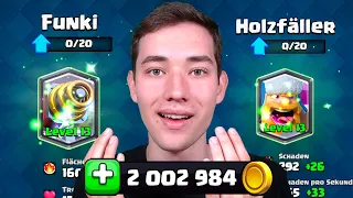 2 MILLIONEN GOLD! 🤑 | Wie viel kann ich ausgeben? | Clash Royale deutsch