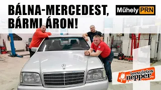 Bálna-Mercit tartanál? Drága lesz – Mercedes-Benz S 350 Turbodiesel (W140, 1993.) – MűhelyPRN 144