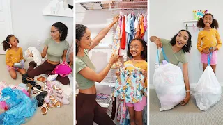 Kid’s Closet Declutter & Organization! (Making Room for NEW Summer Clothes)