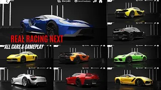 Real racing next | all cars & all gameplay in 9 minute.