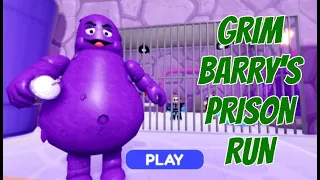 GRIM BARRY'S PRISON RUN (FULL GAME)#roblox