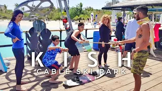 Beach Walk KISH ISLAND, IRAN 2023 Nowruz 1402 • Cable Ski Park Walking Tour | KishWalk