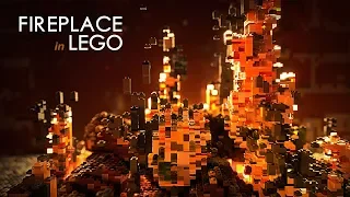 Relaxing Lego Animated Fireplace (TV Screensaver & Sleep Aid)