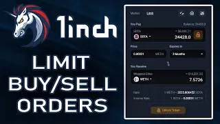 How To Set Limit Buy/Sell Orders on 1inch Exchange (DeFi)