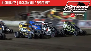 Xtreme Outlaw Midget Series | Jacksonville Speedway | September 15th | HIGHLIGHTS