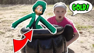 We Found The Leprechaun's Pot Of Gold! Mean Leprechaun Elf On The Shelf Is Back!