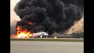 Plane in Russia catches fire while emergency landing, 41 killed