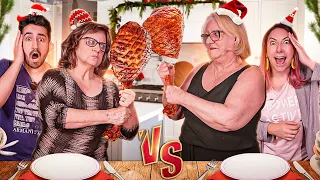 QUAL MÃE FEZ A MELHOR CEIA DE NATAL (Trollagem) | Gabriel e Shirley 2.0