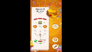 Cut the Rope Daily March 19 2024 Walkthrough 10 Stars