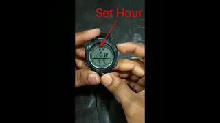 How To Set Time Digital Watch