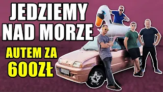 Czy DOJEDZIEMY nad morze autem za 600 zł? Z ŁABĘDZIEM na dachu?!