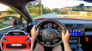 2023 Toyota GR86 POV Test Drive | 0-100 | 234 hp 6-speed manual