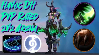 Demon Hunter/Balance Druid PvP | Rated 2v2 Arena | WoW Shadowlands 9.0.5 | Night Fae DH | 1st match!