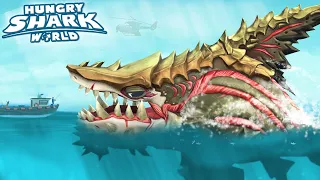 THE REAL MANEATER!!! - Hungry Shark World NEW MEGALODON | HD