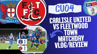 Carlisle United 1-1 Fleetwood Town - Football is BACK!! -- Match day Vlog/Review