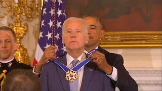 Watch: Joe Biden receives Presidential Medal of Freedom