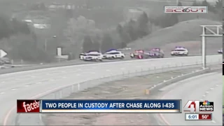 2 in custody after brief police chase in KCMO