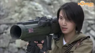 【Anti-Japs Film】Defeated female colonel attempts escape, female agent kills her with rocket launcher