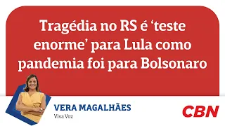 Tragédia no RS é ‘teste enorme’ para Lula como pandemia foi para Bolsonaro
