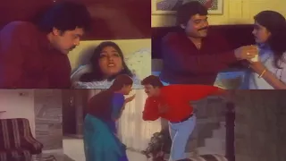 Romantic Drama Scene On Kannada Movie Khalanayaka | Tiger Prabhakar And Ravali