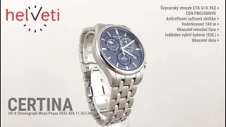 Certina DS-8 Chronograph Moon Phase C033.450.11.051.00